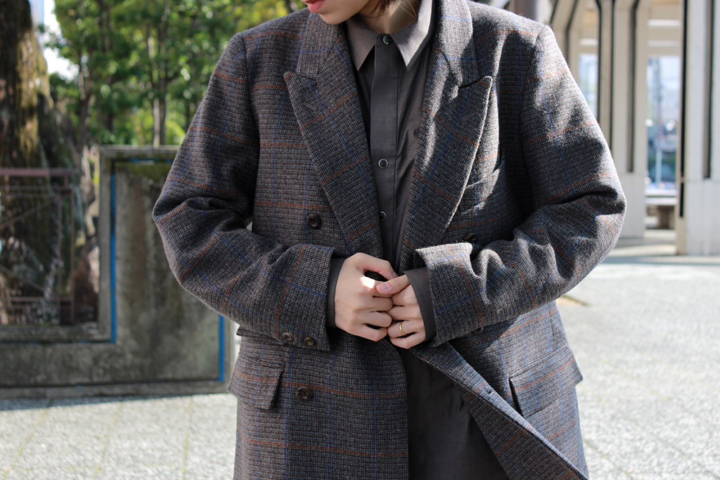 UNISEX S/M jun mikami ジュンミカミ foxtweed ジャケット ツイード